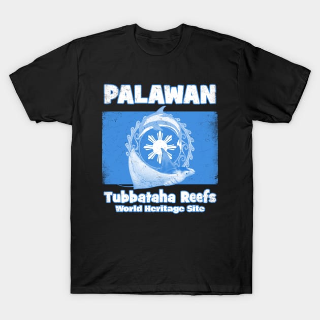 Palawan Tubbataha Reefs T-Shirt by NicGrayTees